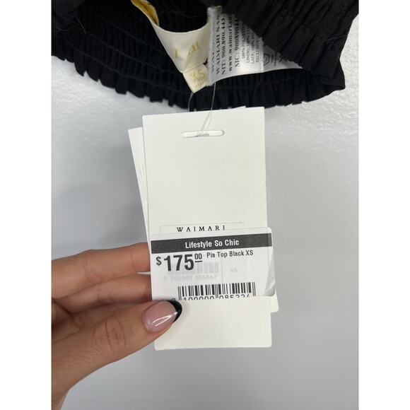 Waimari Pia Lace Halter Neck Sleeveless Crop Top Women's Black Size: XS NWT - Picture 6 of 9